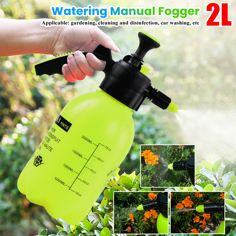 Sports Equipment Disinfectant Spray - 2L Hand Pressure Water Sprayer Adjustable