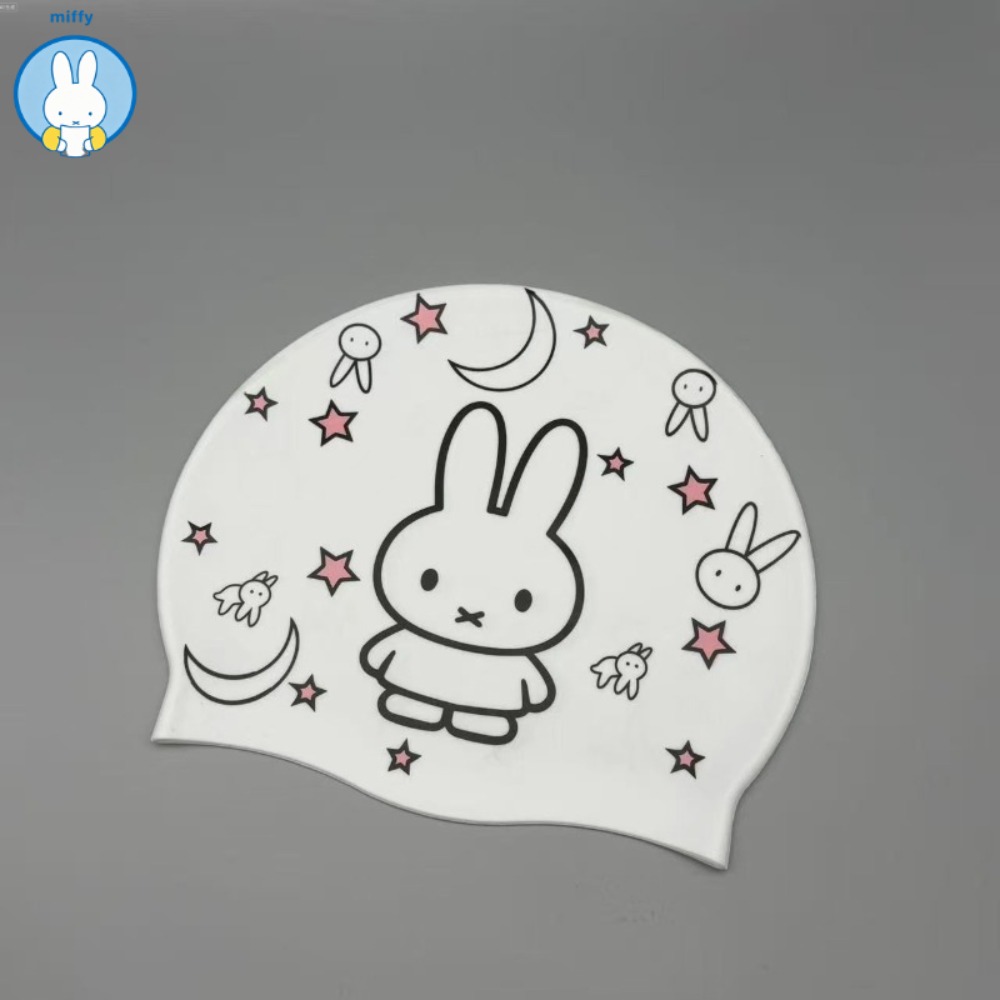 Kawaii Miffy New Cute Silicone - đánh giá và giá Swim Cap Silicone