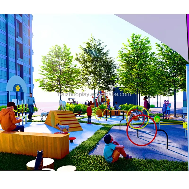 Outdoor Custom Pet Park Playgr - đánh giá và giá Sports Equipment And Facilities